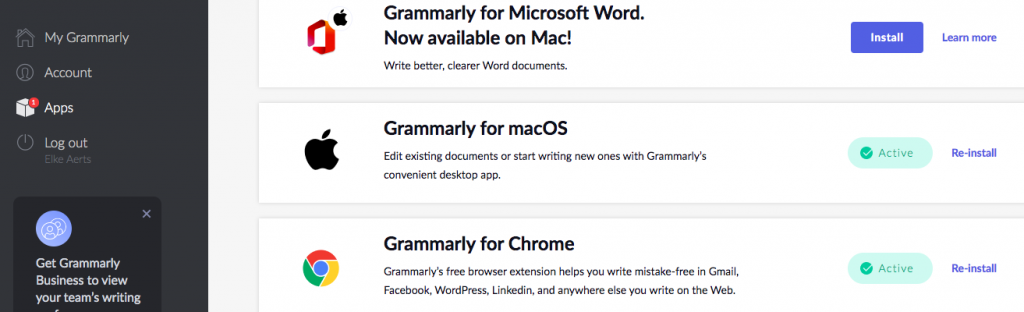 Grammarly apps - review