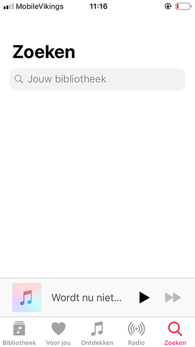 podcast zoeken iPhone
