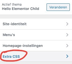 Extra css