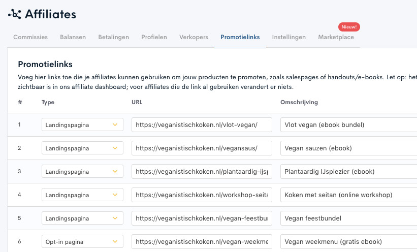 Affiliate marketing met Plug & Pay