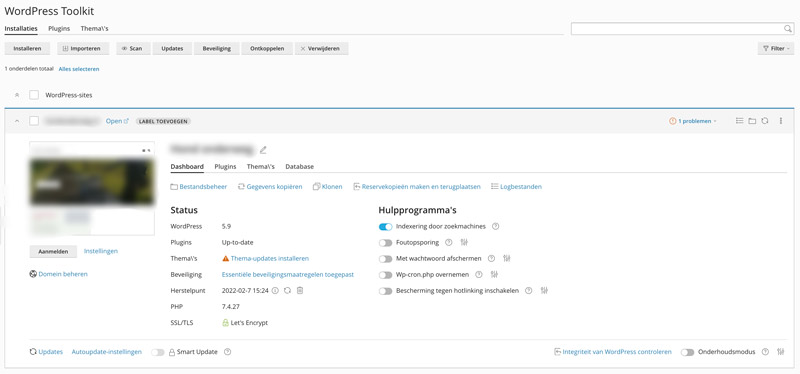 Wordpress toolkit