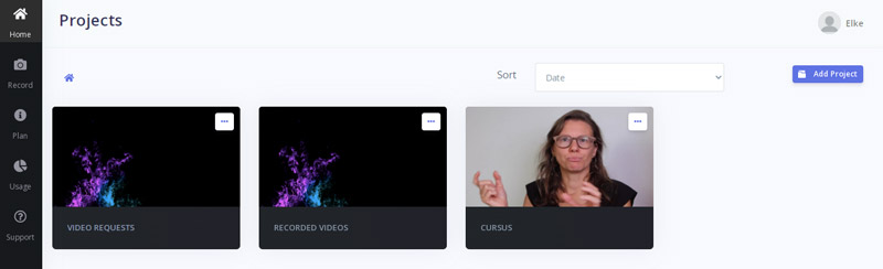 Vadoo projects voor mijn online cursus