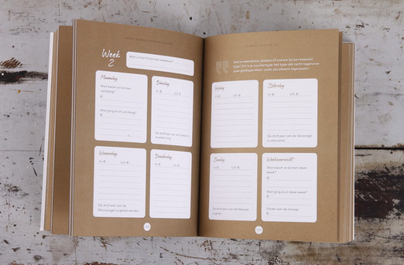 Money journal planner